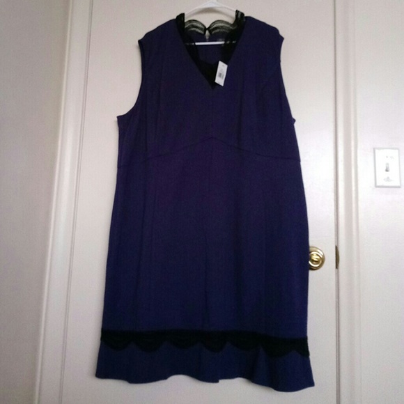 The Limited Dresses & Skirts - Plus Size Dress w Lace Trim